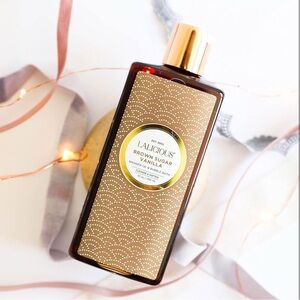 LaLicious Brown Sugar Vanilla Shower Oil & Bubble Bath - No Parabens NWT 10oz